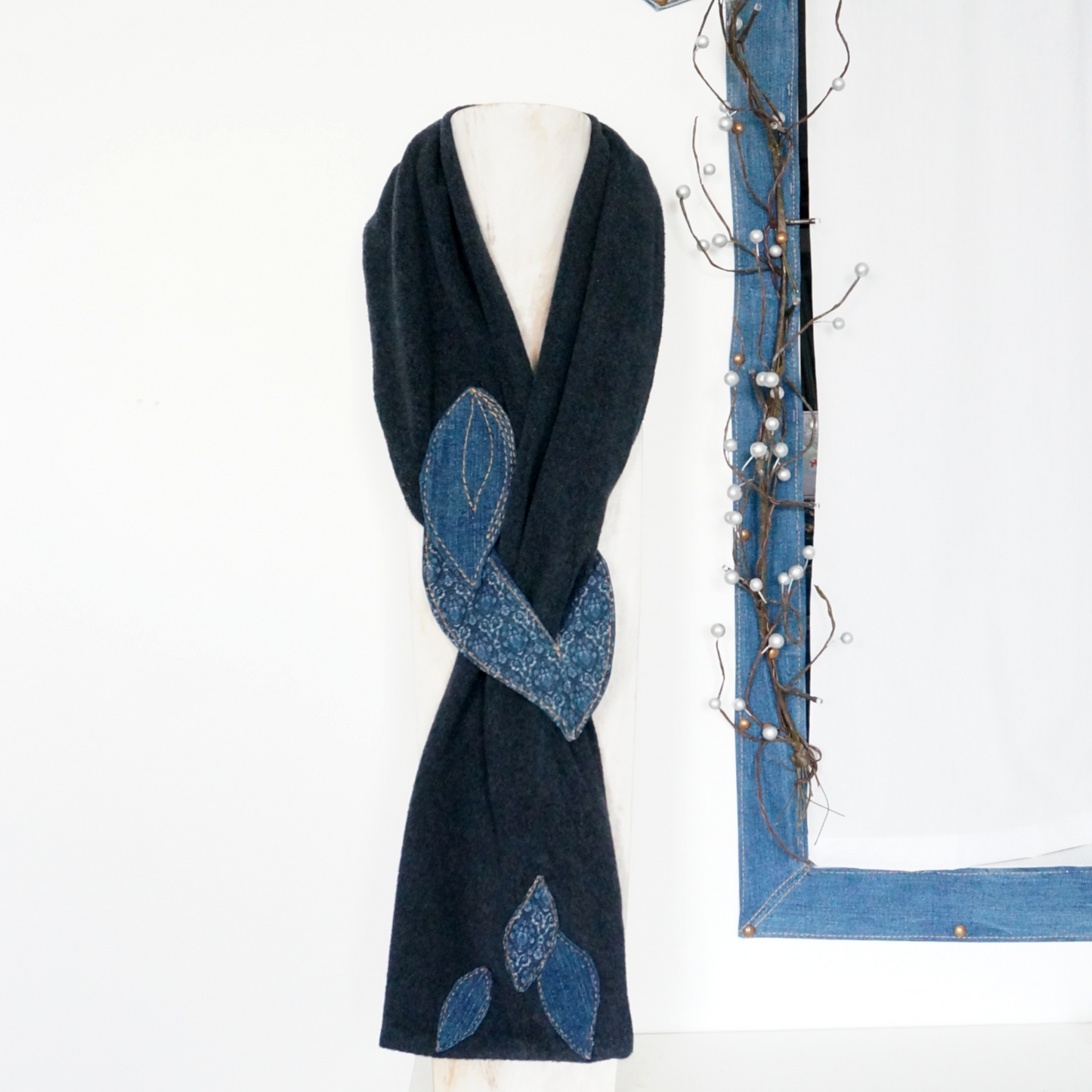 Denim and Polar Scarf