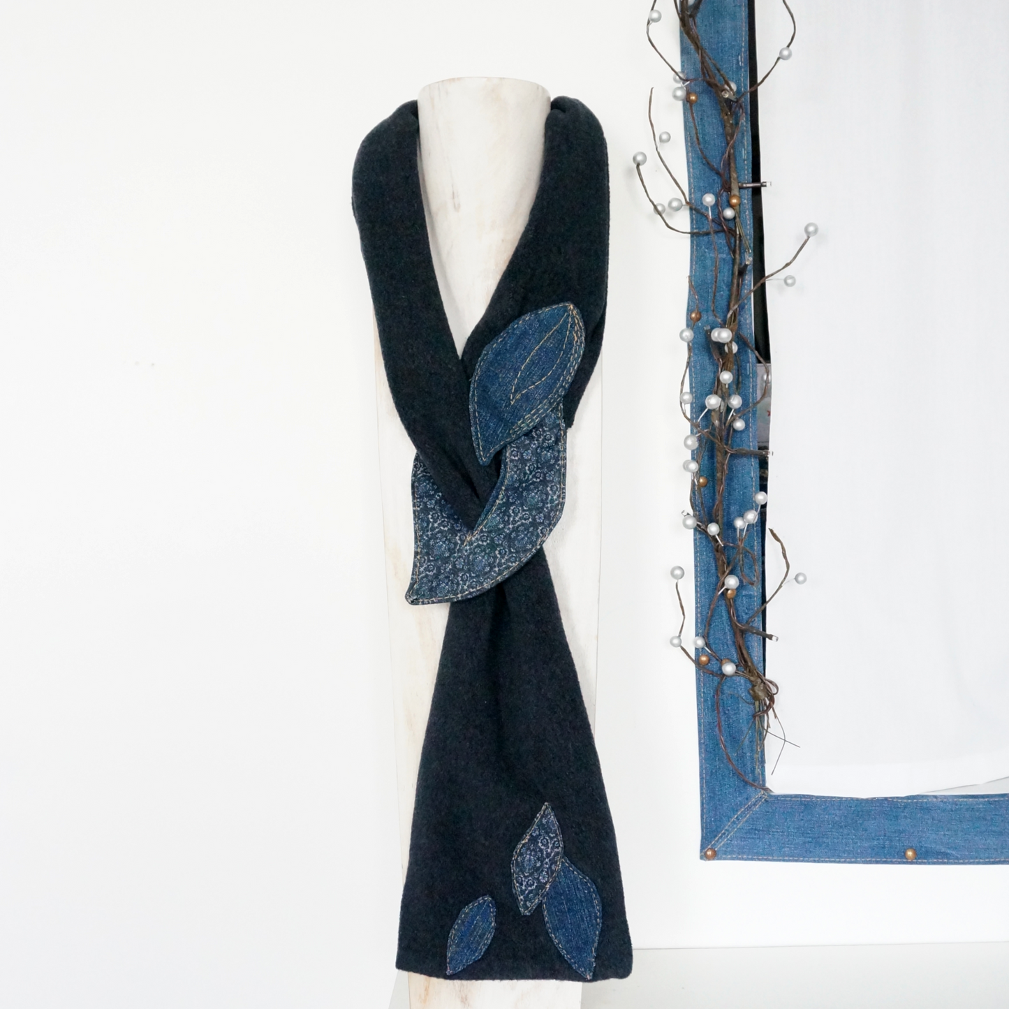 Denim and Polar Scarf