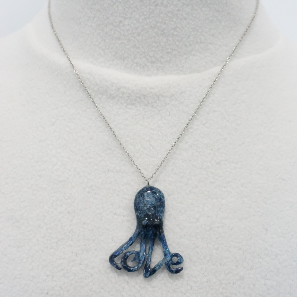 Love - Denim Necklace