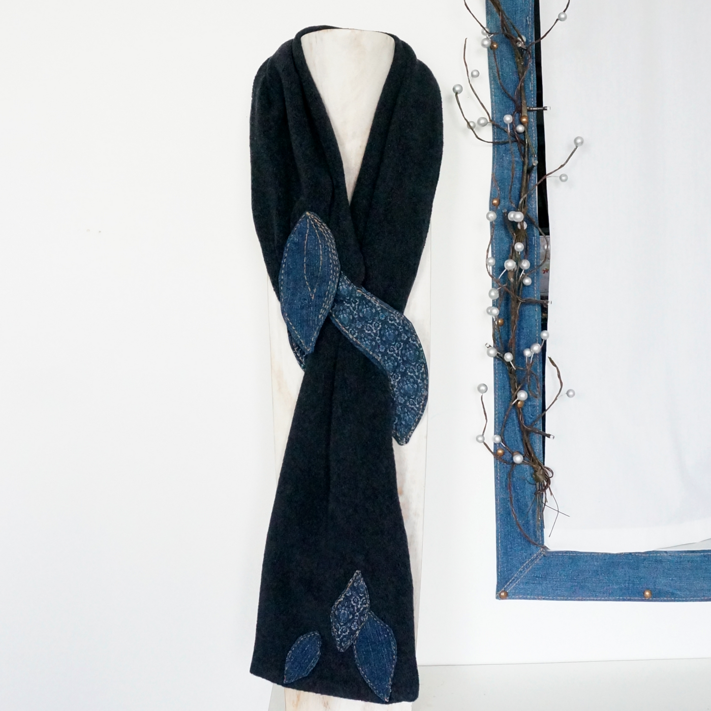 Denim and Polar Scarf