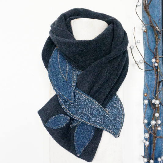 Denim and Polar Scarf