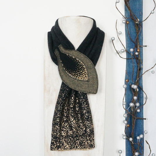 Golden Leaf Scarf