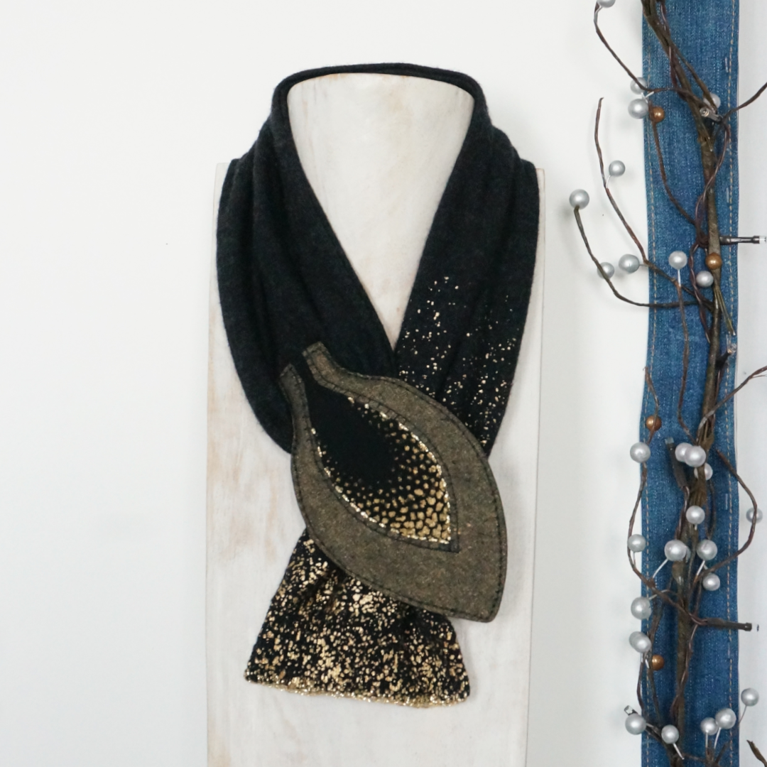 Golden Leaf Scarf