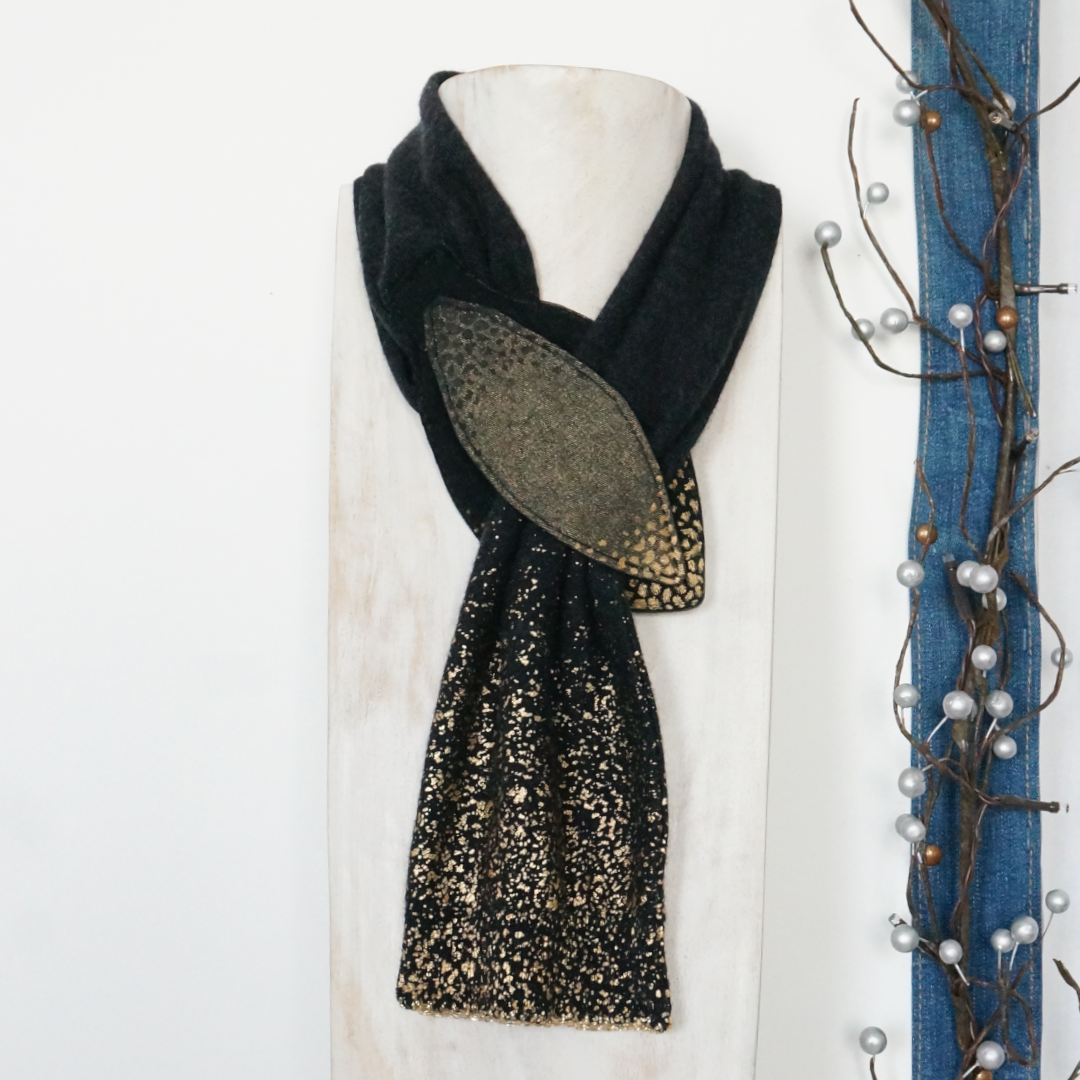 Golden Leaf Scarf
