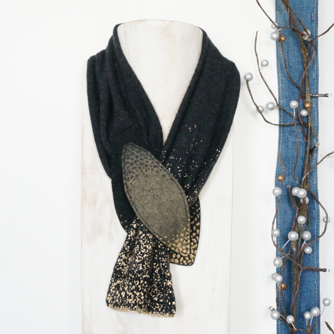 Golden Leaf Scarf