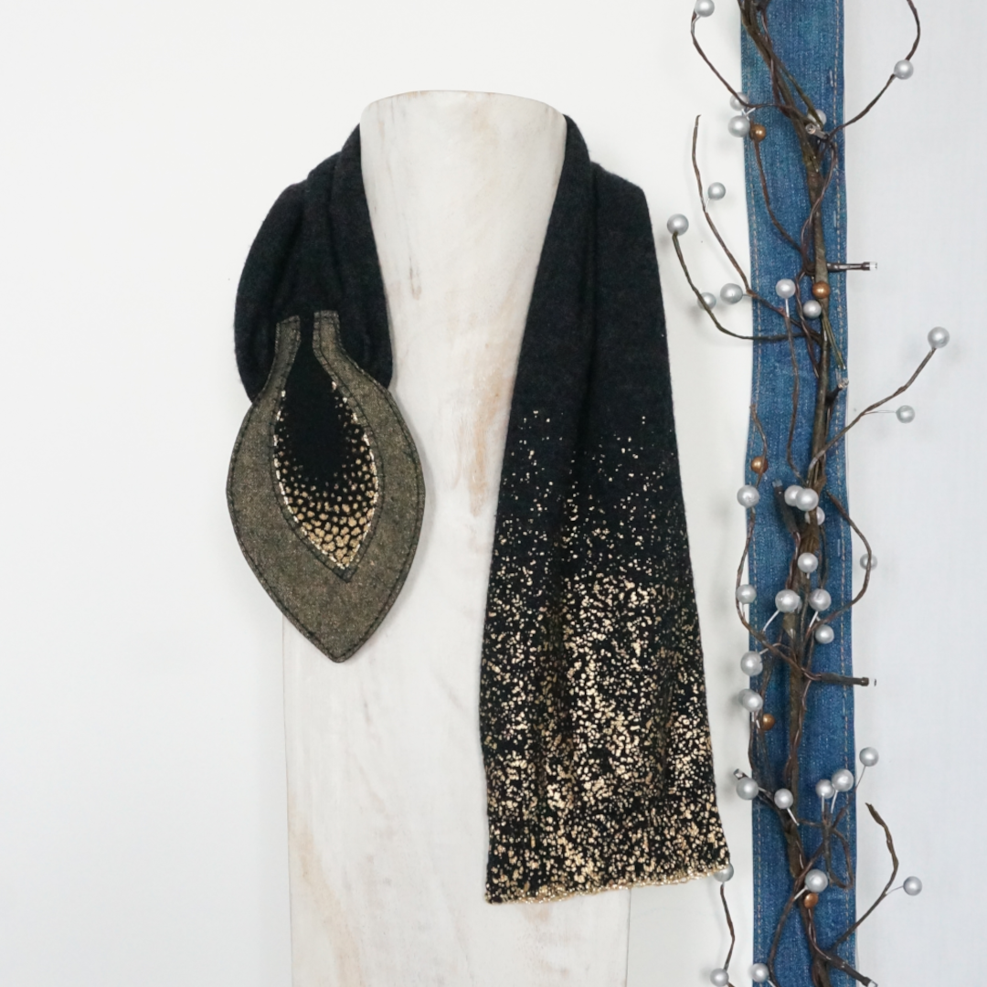 Golden Leaf Scarf