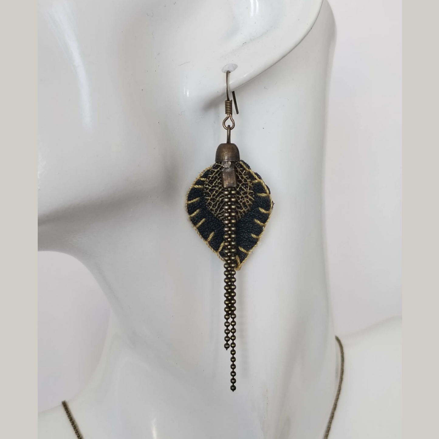 The Leaves - set, earrings and necklace