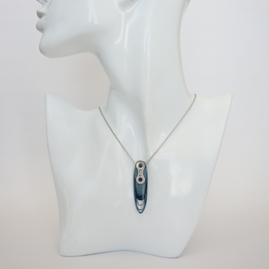 Motion - Denim necklace