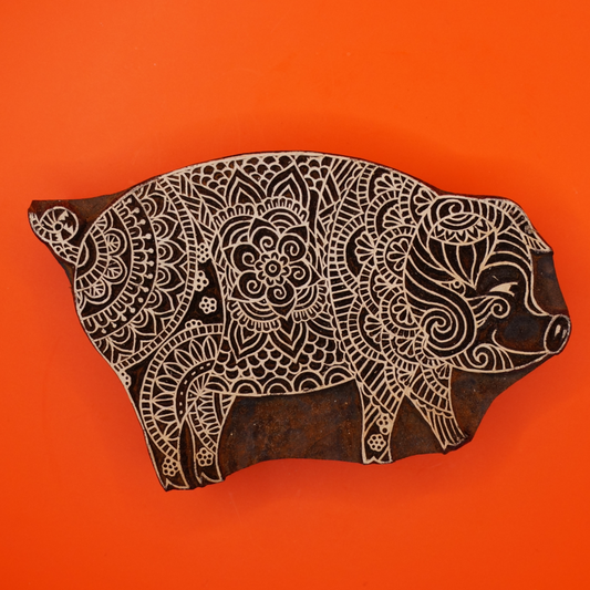 Happy Pig - Mandala